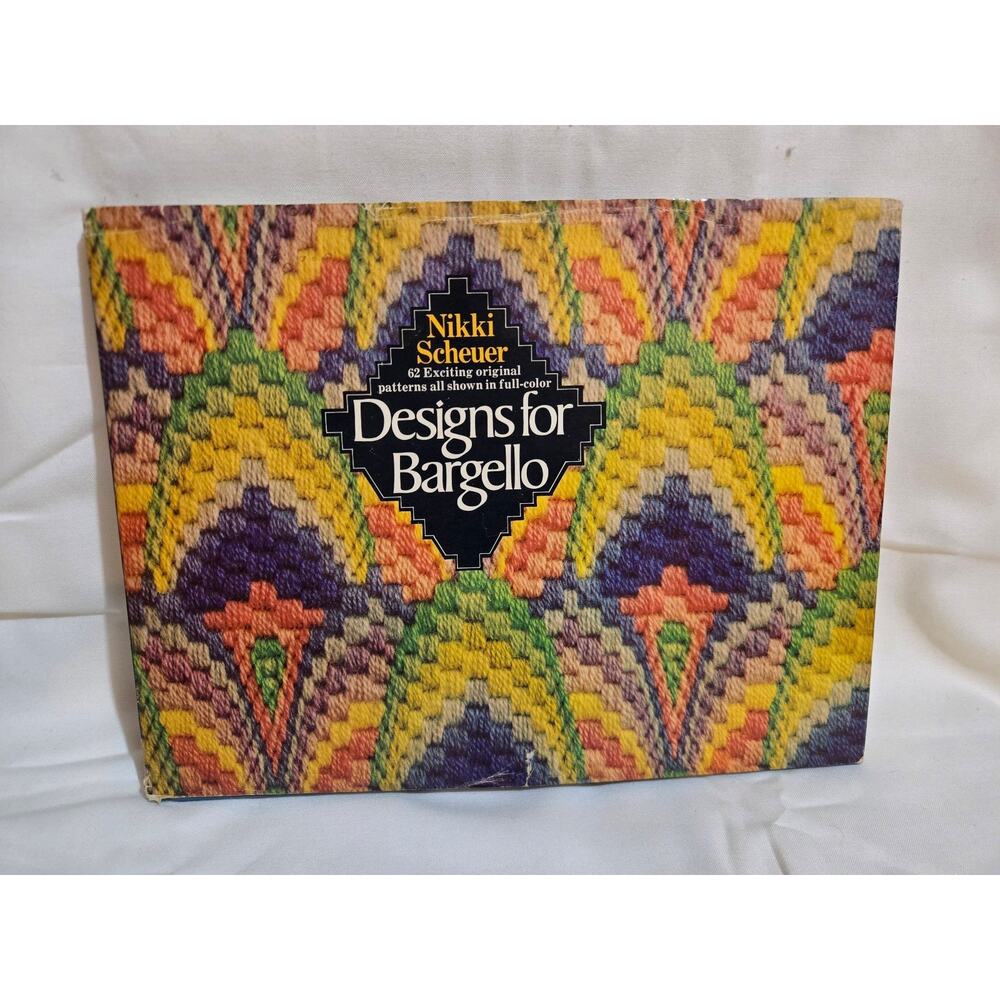 Designs for Bargello by Nikki Scheuer (1973, Hardcover)